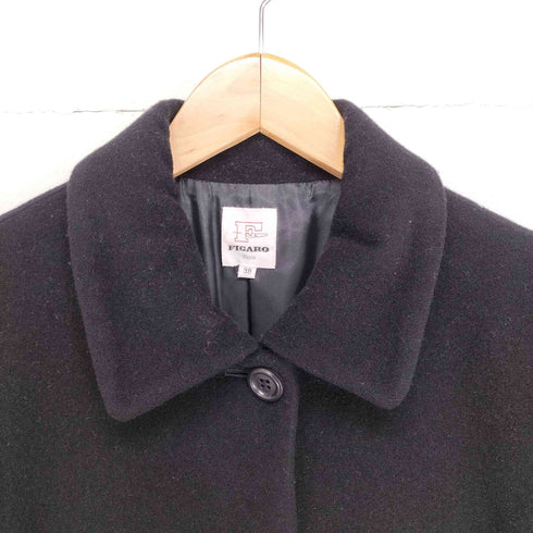 FIGARO PARIS アンゴラ混ウールステンカラーコート import レディース 38