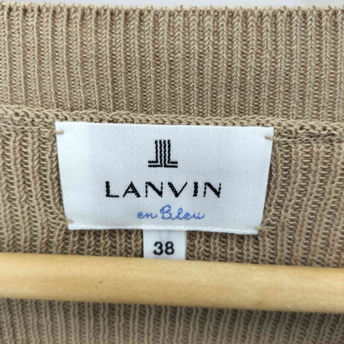 ランバンオンブルー LANVIN en Bleu サイドスリットニットセーター レディース EUR:38