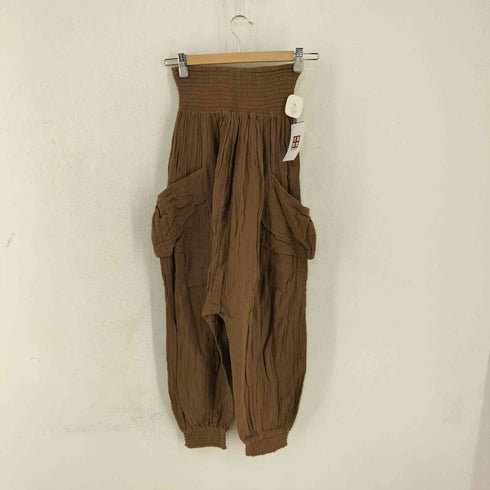 フリーピープル FREE PEOPLE MAED IN INDIA コットン楊柳 テーパードカーゴパンツ レディース XS