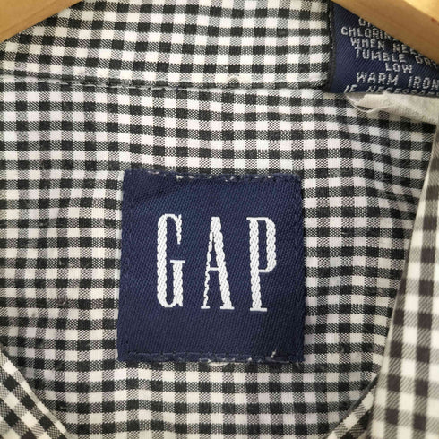 ギャップ Gap OLD ギンガムチェック S/S シャツ メンズ import:S