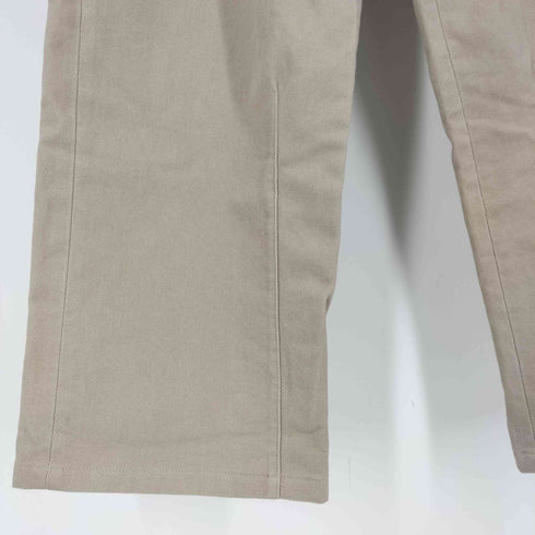 パパス papas SPORTS 2タック 裾シーム デザイン コットン モールスキン ワイド テーパード パンツ メンズ JPN:M