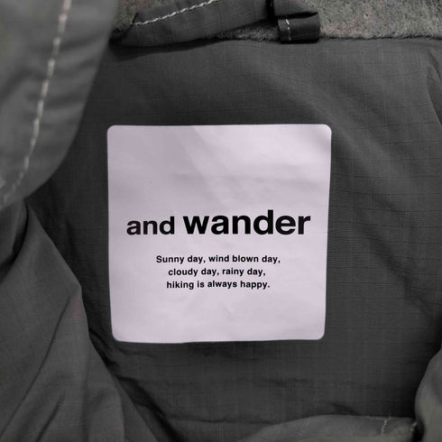 アンドワンダー and wander 24AW fishtail Octa coat メンズ S/M