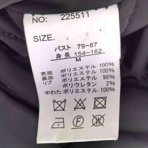 リーバシブル キルティング ボンバージャケット レディース JPN:M