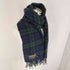 ツイードミル TWEEDMILL ブラックウォッチチェックラムウールフリンジマフラー メンズ