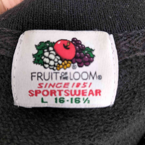 フルーツオブザルーム FRUIT OF THE LOOM クルーネックスウェット メンズ import:L