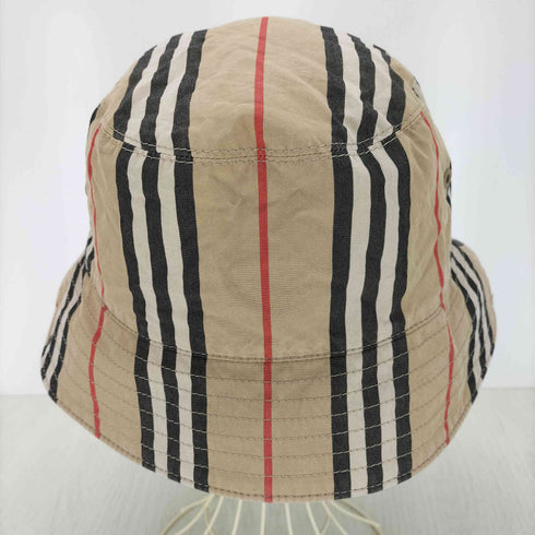 バーバリー BURBERRY リバーシブル アイコンストライプ バケットハット メンズ
