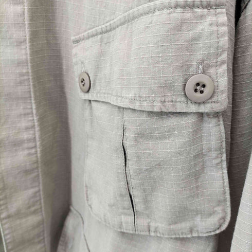 ユニバーサルスタイル UNIVERSAL STYLE WEAR リップストップ ミリタリーシャツ メンズ JPN:XL