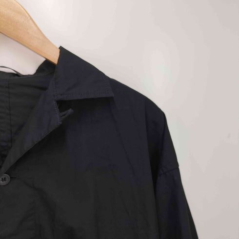 ヨウジヤマモト Yohji Yamamoto オープンカラー Aラインシャツ メンズ