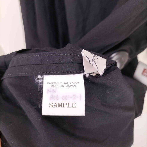 ヨウジヤマモト Yohji Yamamoto オープンカラー Aラインシャツ メンズ