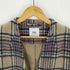トナル TONAL シャギーチェックノーカラーコート レディース JPN:38