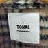 トナル TONAL シャギーチェックノーカラーコート レディース JPN:38