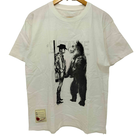 セヴシグ SEVESKIG KUMA TO THE DISTANCE S/SL TEE くま メンズ JPN:M
