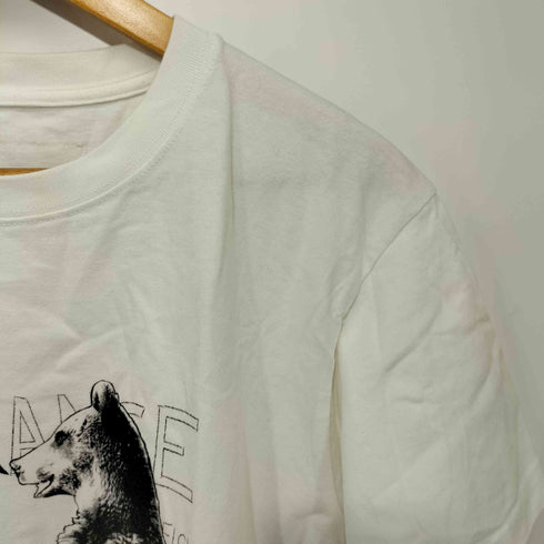 セヴシグ SEVESKIG KUMA TO THE DISTANCE S/SL TEE くま メンズ JPN:M