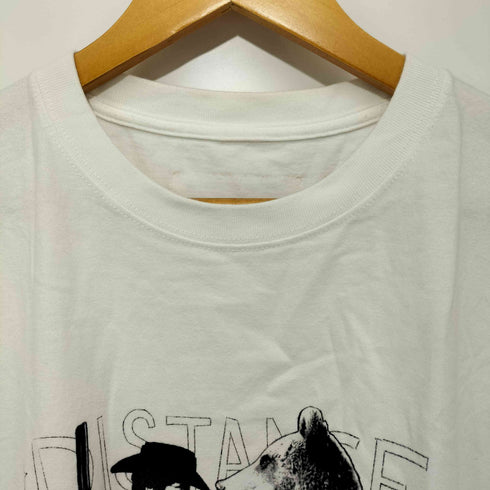 セヴシグ SEVESKIG KUMA TO THE DISTANCE S/SL TEE くま メンズ JPN:M