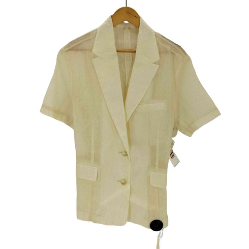 メゾンスペシャル MAISON SPECIAL Sheer Jacquard Oversized Jacket O.WHT レディース FREE
