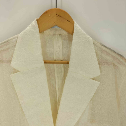 メゾンスペシャル MAISON SPECIAL Sheer Jacquard Oversized Jacket O.WHT レディース FREE