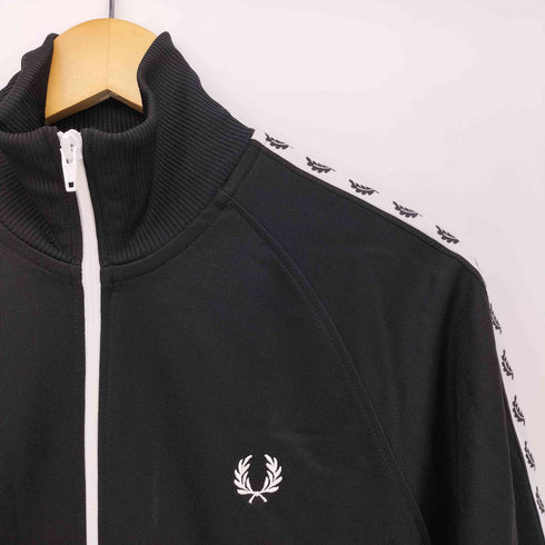 フレッドペリー FRED PERRY 月桂樹刺繍 ライン トラック ジャケット レディース import:S