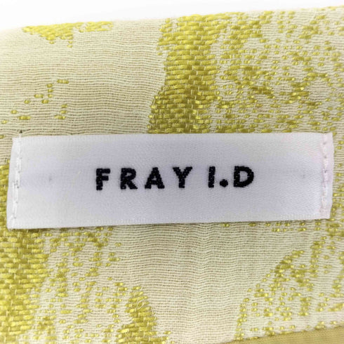 フレイアイディー FRAY I.D ジャガードレースアップストレートスカート レディース