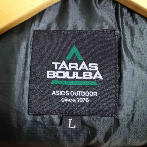 タラスブルバ TARAS BOULBA ロゴ刺繍 フーデッド ダウンジャケット メンズ JPN:L