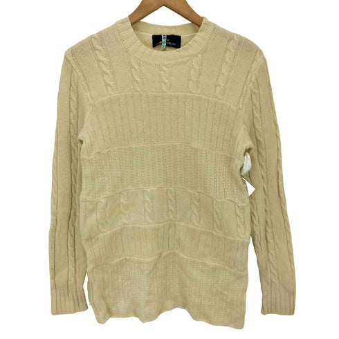 トリココムデギャルソン tricot COMME des GARCONS AD1998 90sデザイン切替ケーブルニット レディース