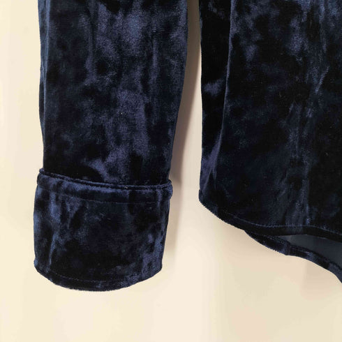 ザラ ZARA ベロアシャツ メンズ JPN:M
