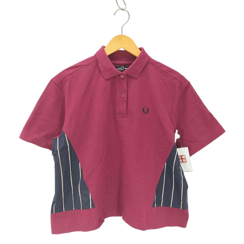 フレッドペリー FRED PERRY Woven PANEL POLO SHIRTドッキングポロシャツ レディース EUR38
