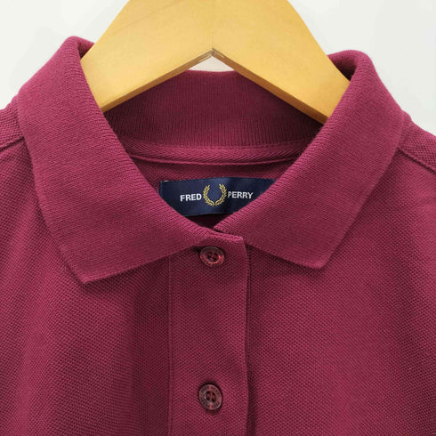 フレッドペリー FRED PERRY Woven PANEL POLO SHIRTドッキングポロシャツ レディース EUR38