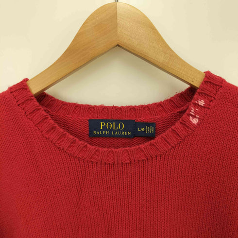 ポロラルフローレン POLO RALPH LAUREN ポニー刺繍クルーネックコットンニット メンズ JPN:L