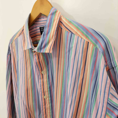 ポロバイラルフローレン Polo by RALPH LAUREN WESTERTOY ストライプ L/S シャツ メンズ import:XL