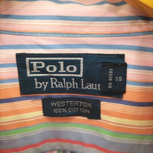 ポロバイラルフローレン Polo by RALPH LAUREN WESTERTOY ストライプ L/S シャツ メンズ import:XL