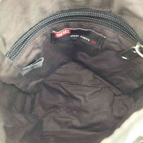 ディーゼル DIESEL 90s SPARE PARTS スペアパーツ スウェードフリンジ ロゴバッジ ショルダーバッグ メンズ