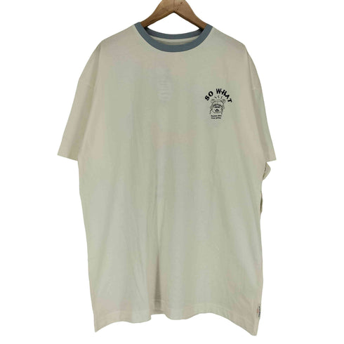 オーバープリント OVER PRINT リンガーTシャツ メンズ XL