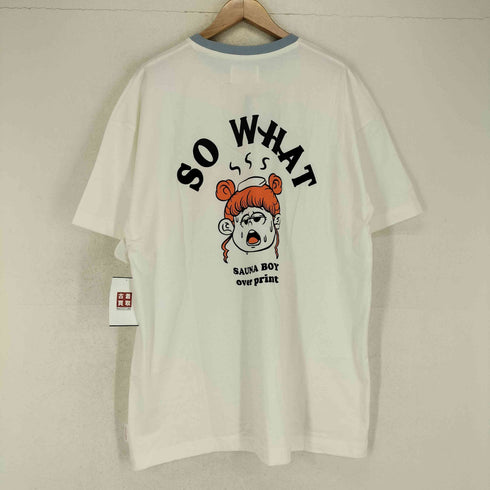 オーバープリント OVER PRINT リンガーTシャツ メンズ XL