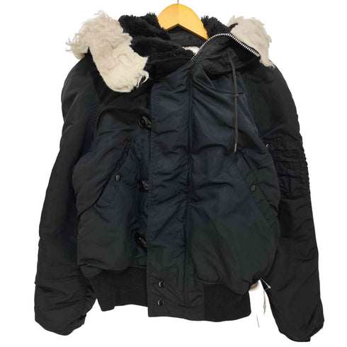 アルファインダストリーズ ALPHA INDUSTRIES 80-90s USA製 N-2B フライトジャケット 貫通ポケット メンズ MEDIUM