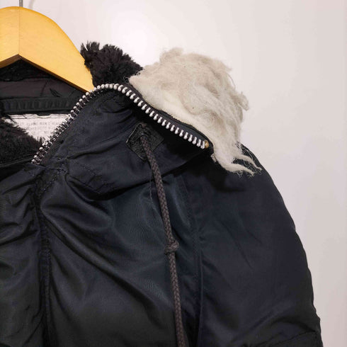 アルファインダストリーズ ALPHA INDUSTRIES 80-90s USA製 N-2B フライトジャケット 貫通ポケット メンズ MEDIUM
