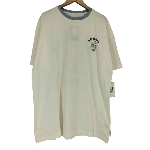 オーバープリント OVER PRINT リンガーTシャツ メンズ XL