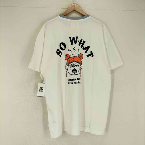 オーバープリント OVER PRINT リンガーTシャツ メンズ XL