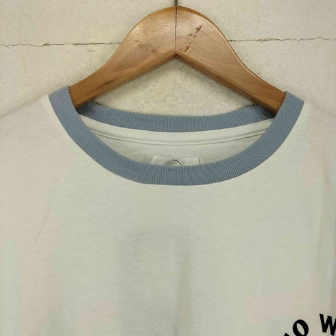 オーバープリント OVER PRINT リンガーTシャツ メンズ XL