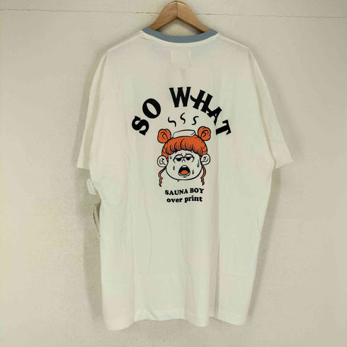 オーバープリント OVER PRINT リンガーTシャツ メンズ XL
