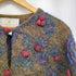 EXPRESS TRICOT 90S ボタニカル モヘヤ シャギー ニット カーディガン レディース import:M