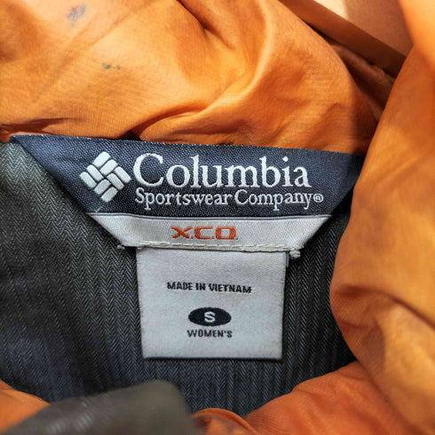 コロンビア Columbia Y2K 短丈 フェイクファー ジップアップ 中綿ジャケット レディース JPN:S