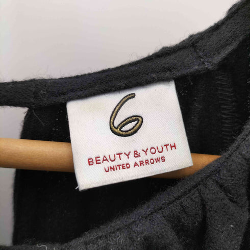 ロクビューティーアンドユースユナイテッドアローズ 6 BEAUTY & YOUTH UNITED ARROWS GEORGETTE BACK V ONE PIECE レディース JPN:36