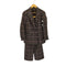 マッキントッシュフィロソフィー MACKINTOSH PHILOSOPHY タータンチェックダブルブレストジャケット&タータンチェックプリーツパンツ セットアップ レディース import:S