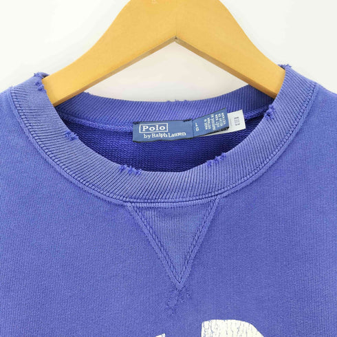 ポロバイラルフローレン Polo by RALPH LAUREN French Terry Graphic Crewneck フロントプリントトレーナー メンズ LG