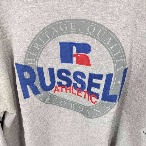 ラッセルアスレチック RUSSELL ATHLETIC 90S プリントロゴ Vガゼット L/S スウェット メンズ import:XL