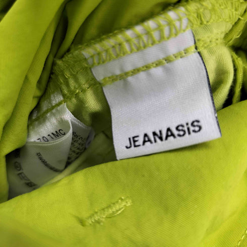 ジーナシス JEANASIS サスティナブルハイウエストフラップパンツ レディース FREE