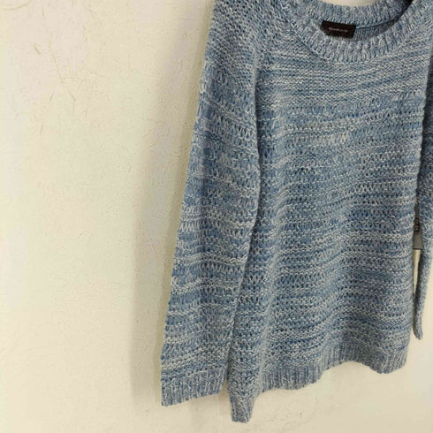 Nouvelle et chic バイカラー モヘア混ウールニット レディース JPN:L