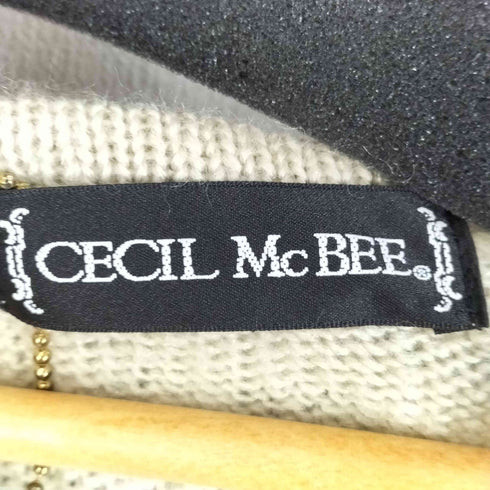 セシルマクビー CECIL McBEE Y2K フェアリーグランジ マクブリング レオパード柄 アクリルニット レディース JPN:M