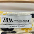 ザラ ZARA Floral Graphic Print Marine Straight Jeans レディース EUR:34