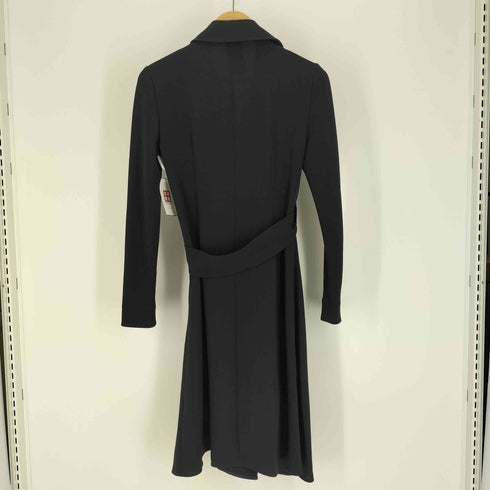 マックスマーラ MAX MARA イタリア製 白タグ ウエスト デザイン ベルト トリアセテート ポリ カシュクールワンピース レディース EUR:40